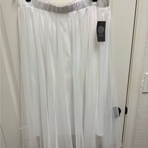 Vince Camuto White Maxi Skirt